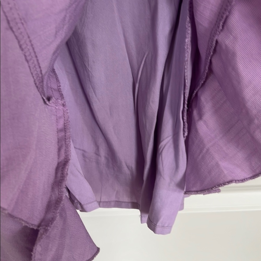 NWT- That’s So Fetch Lavender Long-Sleeve Wrap Dress - Picture 7 of 7
